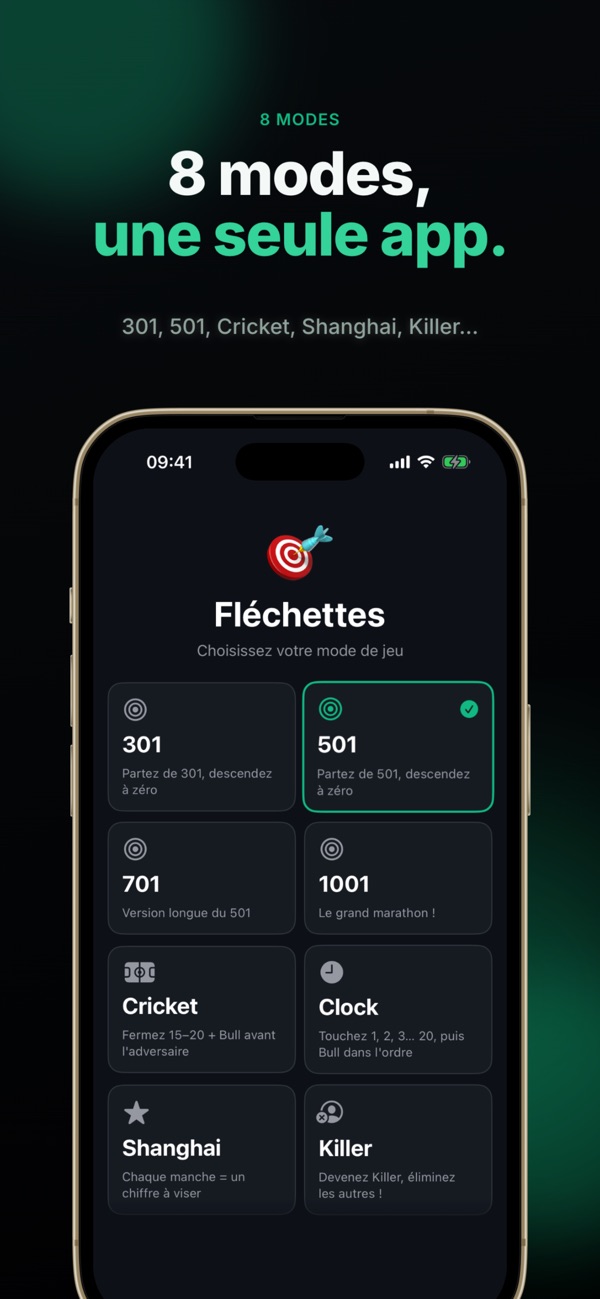 Fléchettes — Compteur de score — capture 3