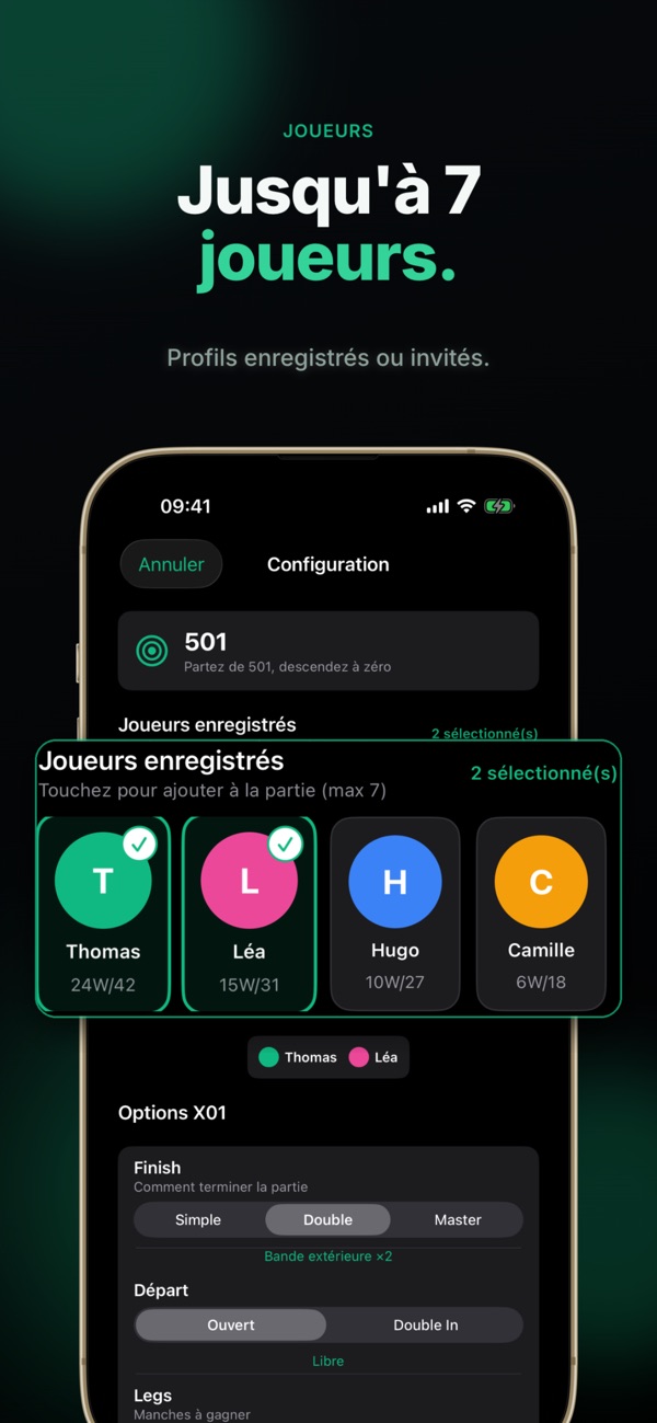 Fléchettes — Compteur de score — capture 5