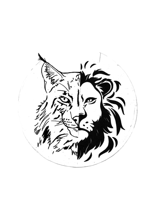 Lynxion logo — lion and lynx